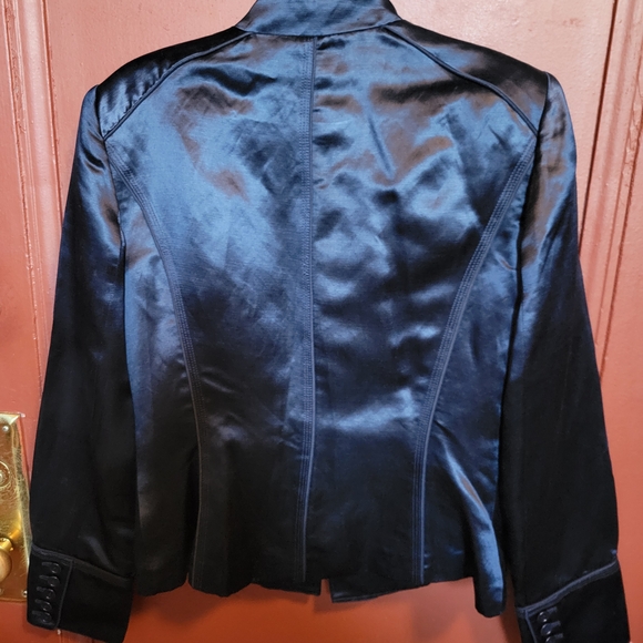 Calvin Klein Jacket 10-Buttoned Midnight Blue Women's Size 10 - Picture 6 of 16